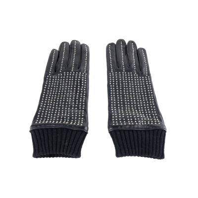 Shop Cavalli Class Black Lambskin Men's Glove