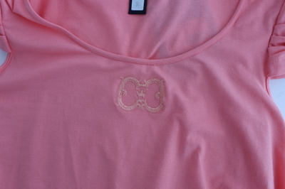 Shop Cavalli Pink Cotton Blend Tank Top With Cap Women's Sleeves