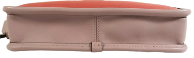 Shop Coach Colorblock Leather Britt Wristlet In Ochid Multi