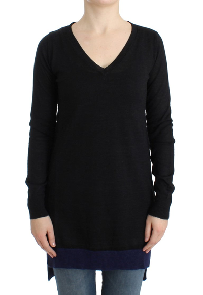 Shop Costume National Black V-neck Lightweight Women's Sweater