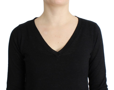 Shop Costume National Black V-neck Lightweight Women's Sweater