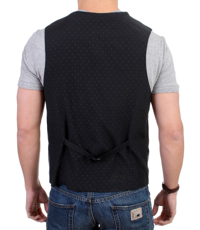 Shop Costume National Gray Cotton Blend Casual Men's Vest