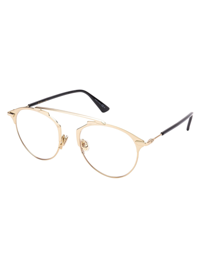 Shop Dior Women's Gold Metal Glasses