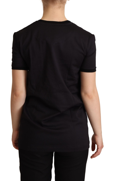 Shop Dolce & Gabbana Black Cotton #imachristmastree Women's T-shirt