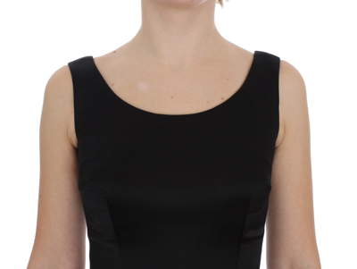 Shop Dolce & Gabbana Elegant Black Full-length Sheath Women's Dress