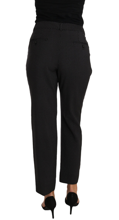 Shop Dolce & Gabbana Black Lace Up Riding Cropped Trouser Women's Pants