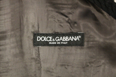 Shop Dolce & Gabbana Black Manchester Single Breasted Men's Vest