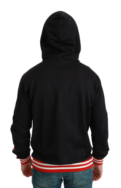 Shop Dolce & Gabbana Black Pig Of The Year Hooded Men's Sweater