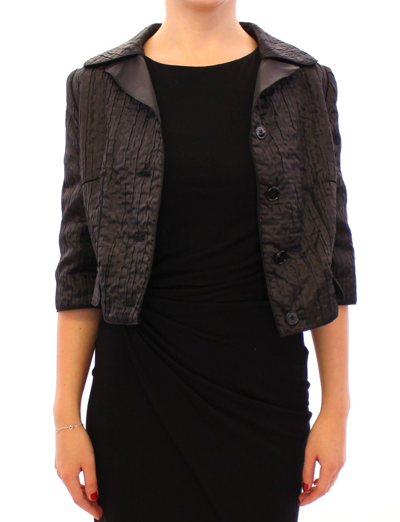 Shop Dolce & Gabbana Black Short Bolero Shrug Jacket Women's Coat