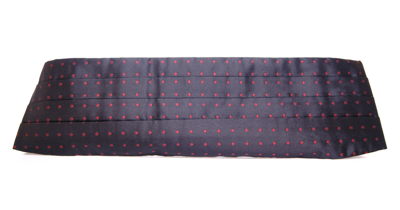 Dolce & Gabbana Black Waist Tuxedo Smoking Belt Cummerbund In Black
