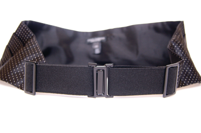 Dolce & Gabbana Black Waist Smoking Tuxedo Cummerbund  Belt In Black