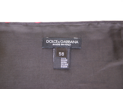 Dolce & Gabbana Black Waist Smoking Tuxedo Cummerbund Men's Belt In Black