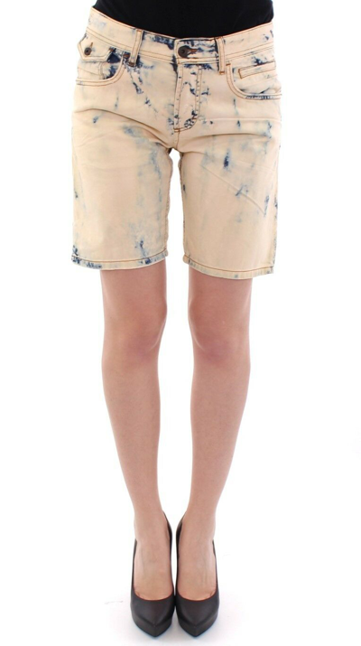 Shop Dolce & Gabbana Blue Cotton Washed Jeans Shorts Women's Pants