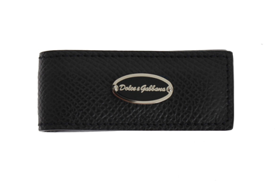 Shop Dolce & Gabbana Blue Leather Magnet Money Men's Clip