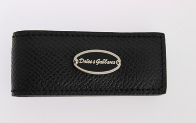 Shop Dolce & Gabbana Blue Leather Magnet Money Men's Clip