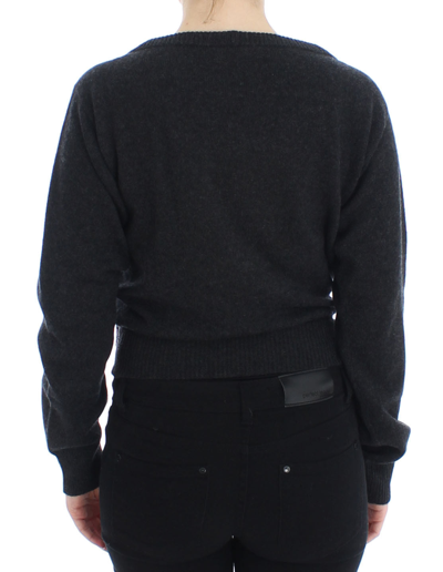 Shop Dolce & Gabbana Gray Cashmere Sweater Pullover Women's Wrap