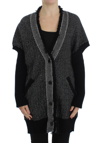 Shop Dolce & Gabbana Gray Knitted Cashmere Women's Cardigan