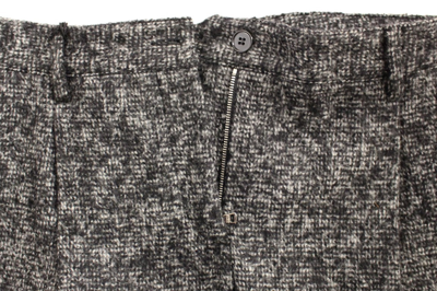 Shop Dolce & Gabbana Gray Wool Shorts Women's Pants