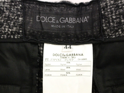 Shop Dolce & Gabbana Gray Wool Shorts Women's Pants