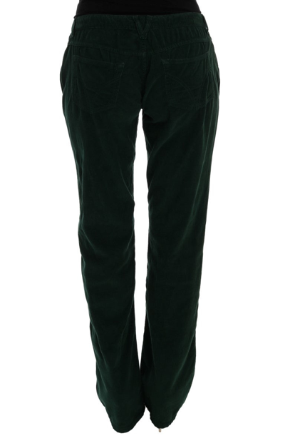 Shop Dolce & Gabbana Green Cotton Corduroys Women's Jeans