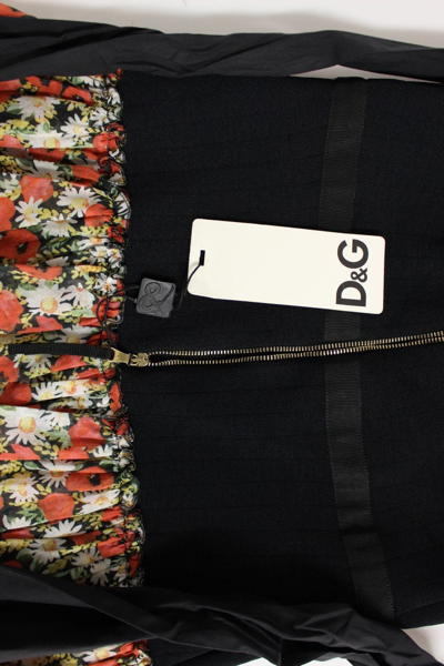 Dolce & Gabbana Multicolor Floral Bubble Halterneck Dress In Multicolor