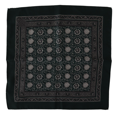Shop Dolce & Gabbana Multicolor Silk Pocket Square Men's Handkerchief