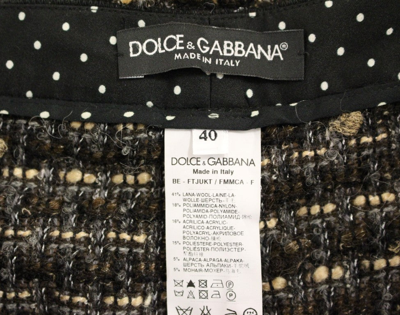 Shop Dolce & Gabbana Multicolor Wool Shorts Women's Pants