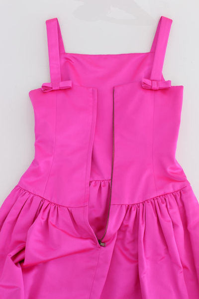 Shop Dolce & Gabbana Elegant Silk Full Length Pink Sheath Women's Dress
