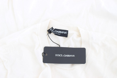 Shop Dolce & Gabbana White 100% Cashmere Women's Sweater