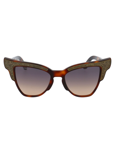 Shop Dsquared2 Women's Brown Metal Sunglasses