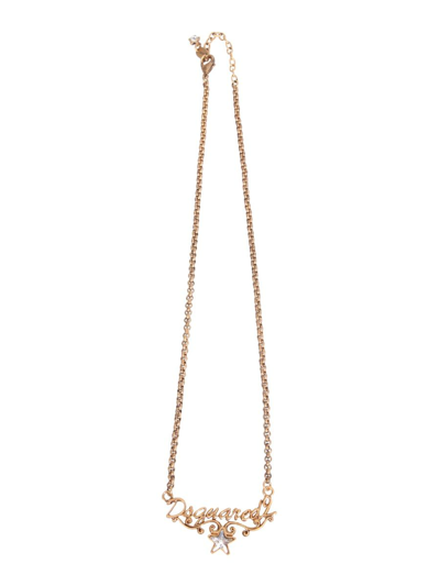 Shop Dsquared2 Women's Gold Other Materials Necklace
