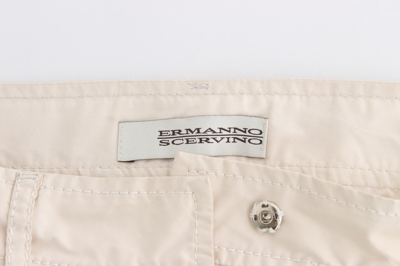 Shop Ermanno Scervino Beige Chinos Casual Dress Pants Women's Khakis