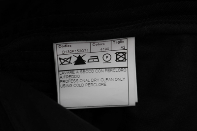 Shop Ermanno Scervino Black Cotton Slim Fit Casual Women's Pants