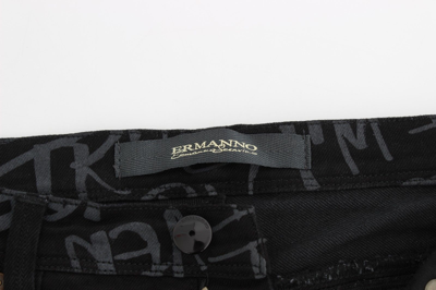 Shop Ermanno Scervino Black Slim Jeans Denim Pants Skinny Women's Stretch