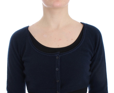 Ermanno Scervino Women  Cashmere Cardigan Sweater In Blue