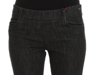 Shop Ermanno Scervino Blue Cotton Slim Fit Denim Women's Jeans