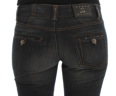 Shop Ermanno Scervino Blue Wash Cotton Slim Fit Women's Jeans