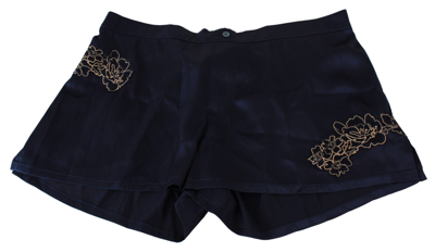 Shop Ermanno Scervino Cotton Blue Lingerie Shorts Women's Underwear