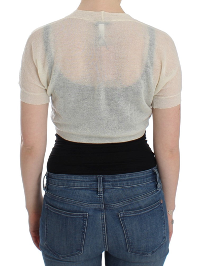 Ermanno Scervino Women   Wool Cardigan Sweater In White