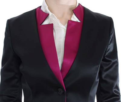Shop Exte Black Pink Stretch Blazer Women's Jacket