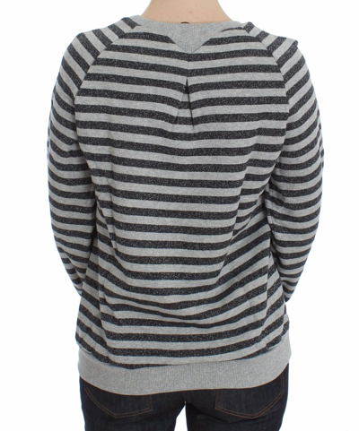 Shop Exte Chic Gray Striped Crew-neck Women's Sweater
