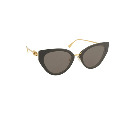 Shop Fendi Women's Black Acetate Sunglasses