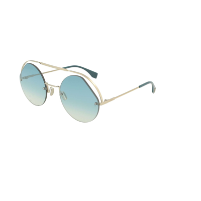 Shop Fendi Women's Silver Metal Sunglasses