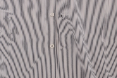 Shop Frankie Morello White Blue Striped Casual Cotton Regular Fit Men's Shirt
