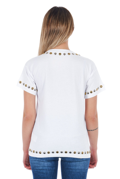 Shop Frankie Morello White Cotton Tops &amp; Women's T-shirt