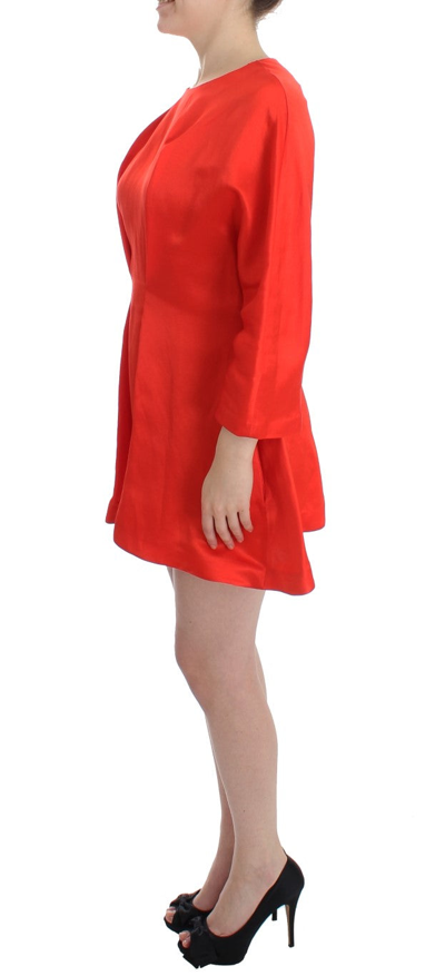 Shop Fyodor Golan Radiant Red Linen Blend Artisan Women's Dress