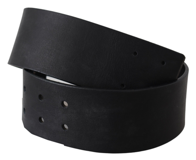 Shop Gianfranco Ferre Gf Ferre Elegant Solid Black Leather Women's Belt