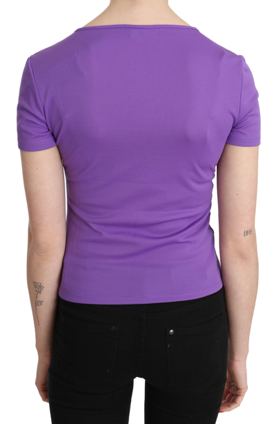 Shop Gianfranco Ferre Gf Ferre Chic Purple Casual Top For Everyday Women's Elegance