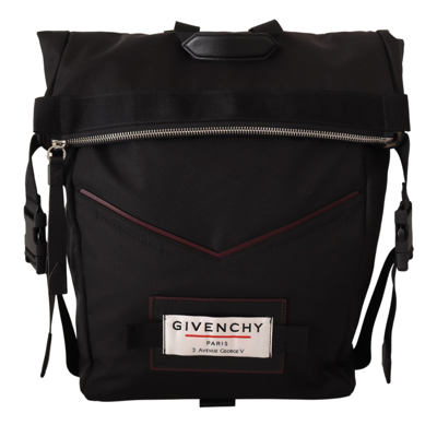 Shop Givenchy Black Fabric Downtown Top Zip Men's Backpack