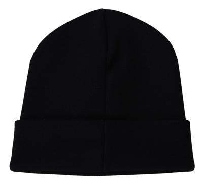 Shop Givenchy Chic Unisex Wool Beanie With Signature Men's Accents In Black